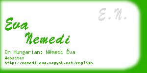 eva nemedi business card